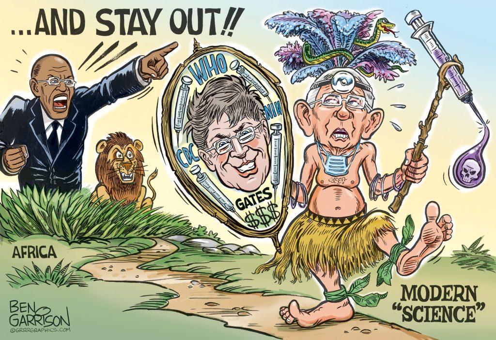 Ben Garrison's image of Bill and Fauci