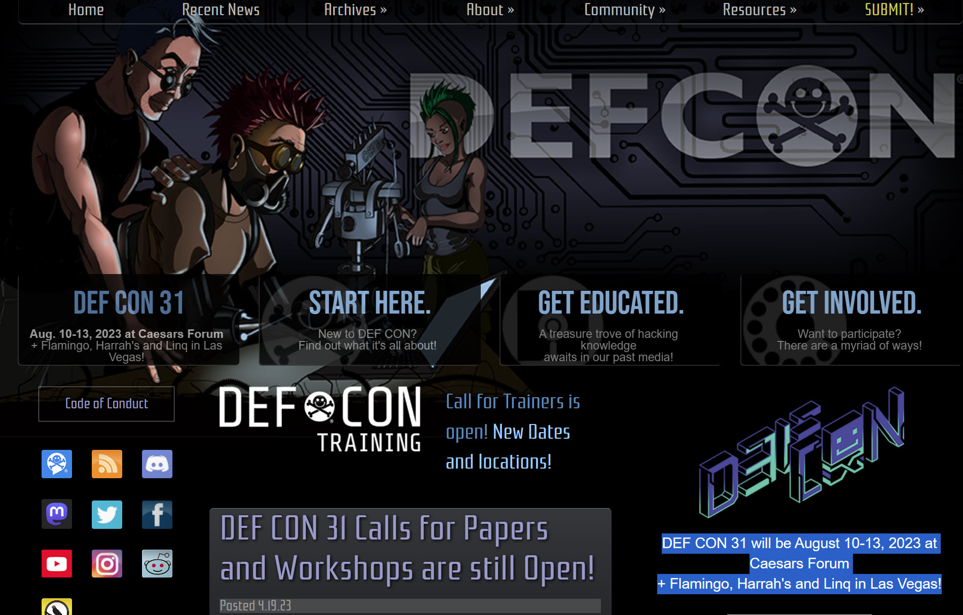 DEF CON 31 LIVE on Cyber Security in 2023 Las Vegas